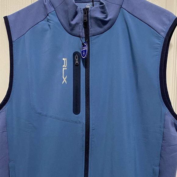 NWT RLX RALPH LAUREN MEN
Stretch French Terry Vest  Blue - Picture 5 of 8